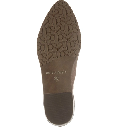 Shop Gentle Souls By Kenneth Cole Neptune Chelsea Bootie In Cocoa Metallic Leather