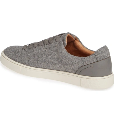 Shop Frye Ivy Sneaker In Grey Wool Fabric