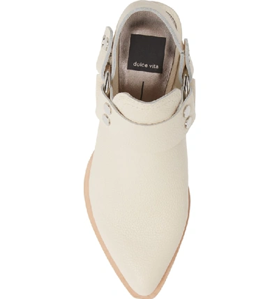 Shop Dolce Vita Urban Bootie In Ivory Leather