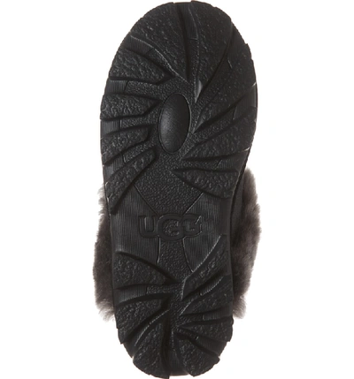 Shop Ugg Sparkle Genuine Shearling Slipper In Black