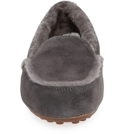 Shop Ugg Hailey Slipper In Charcoal Suede