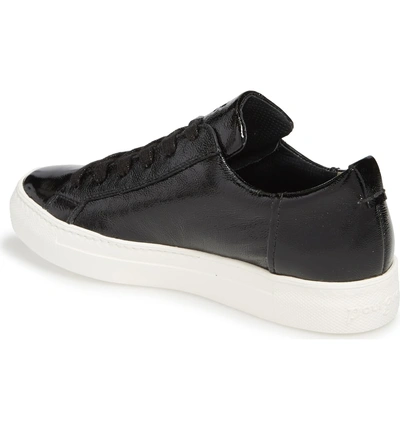 Shop Paul Green Toby Sneaker In Black Crinkled Patent