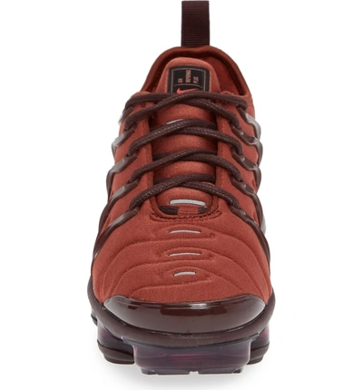 Shop Nike Air Vapormax Plus Sneaker In Burnt Orange/ Red-burgundy