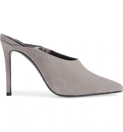 Shop Charles David Carlyle Mule In Grey Suede