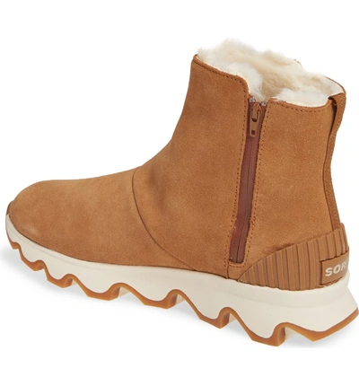 Shop Sorel Kinetic Insulated Waterproof Short Boots In Camel Brown