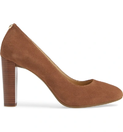 Shop Michael Michael Kors Susan Flex Pump In Praline Suede