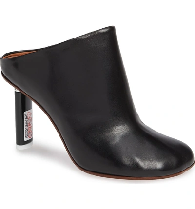 Shop Vetements Lighter Heel Mule In Black/ Black Heel