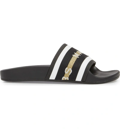 Shop Marc Jacobs Cooper Slide Sandal In Black Multi