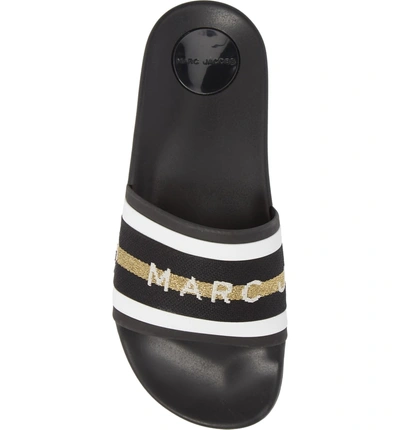 Shop Marc Jacobs Cooper Slide Sandal In Black Multi