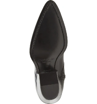 Shop Calvin Klein 205w39nyc Tex Chiara Boot In Black
