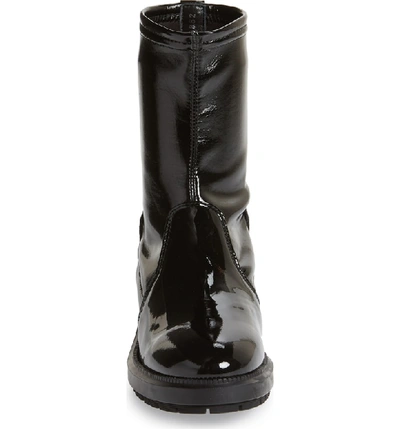 Shop Aquatalia Leoda Ankle Water Resistant Boot In Black Patent