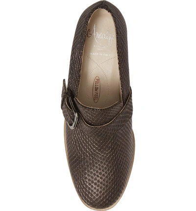 Shop Amalfi By Rangoni Reginaldo Buckle Loafer In T Moro Brown