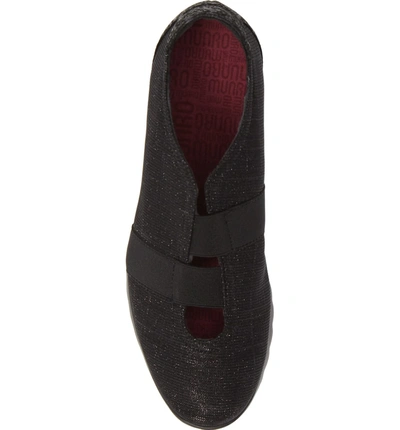 Shop Munro Alta Slip-on Sneaker In Black Sparkle Fabric