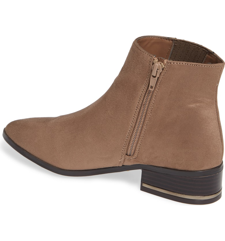 kensie faulkner block heel booties