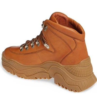 Shop Jeffrey Campbell Debris Sneaker Boot In Tan Honey