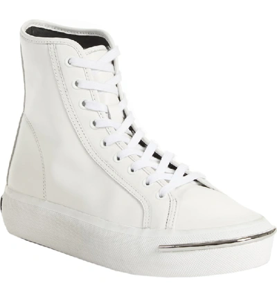 Shop Alexander Wang Pia High Top Sneaker In White