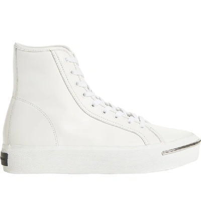 Shop Alexander Wang Pia High Top Sneaker In White