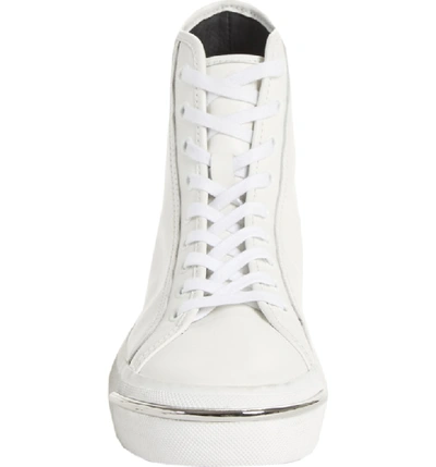 Shop Alexander Wang Pia High Top Sneaker In White