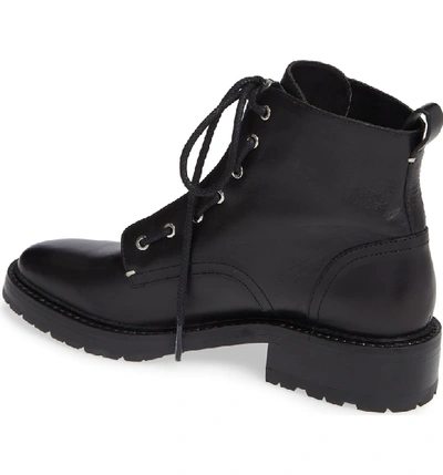 Shop Rag & Bone Cannon Front Zip Combat Boot In Black