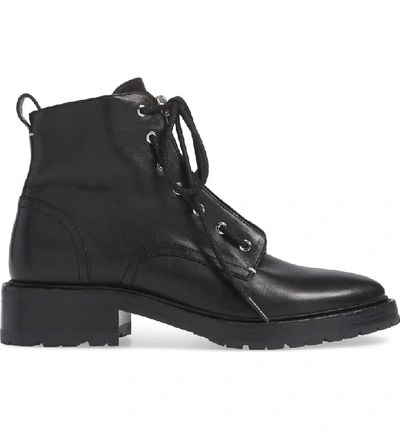 Shop Rag & Bone Cannon Front Zip Combat Boot In Black