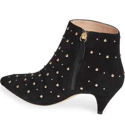 Shop Kate Spade Starr Studded Bootie In Black