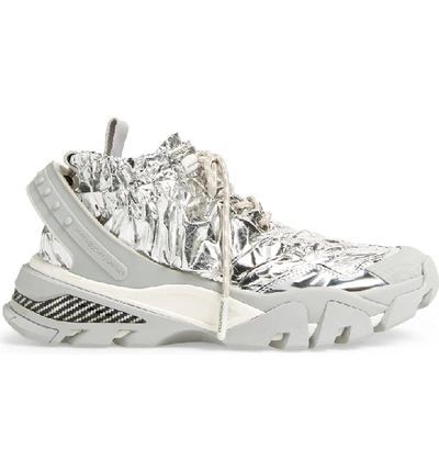 Shop Calvin Klein 205w39nyc Caramene Sneaker In Grey/ White