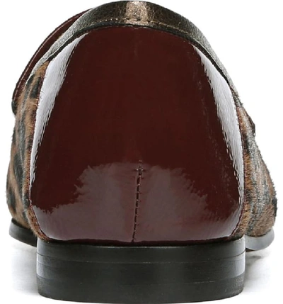 Shop Sam Edelman Lior Genuine Calf Hair Loafer In Clouded Leopard Calf Hair