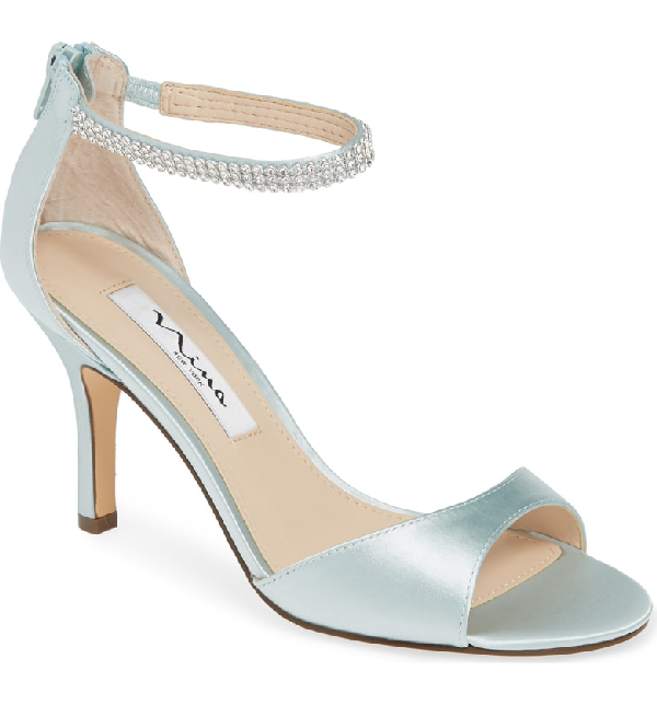 ladies green evening shoes