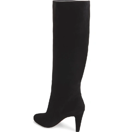 Shop Christian Louboutin Marmara Tall Boot In Black Suede