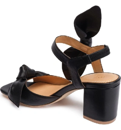 Shop Bill Blass Carmen 65 Knotted Sandal In Black/ Nappa