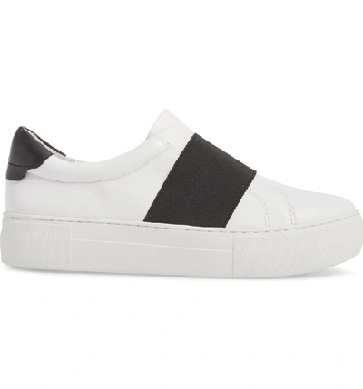 Shop Jslides Adorn Slip-on Sneaker In White Leather