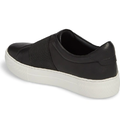 Shop Jslides Adorn Slip-on Sneaker In Black/ Black Leather