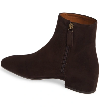 Shop Aquatalia Ulyssa Water Resistant Bootie In Espresso Suede