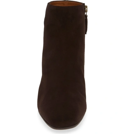 Aquatalia Ulyssa Waterproof Suede Ankle Boots With Hidden Wedge In Espresso Suede