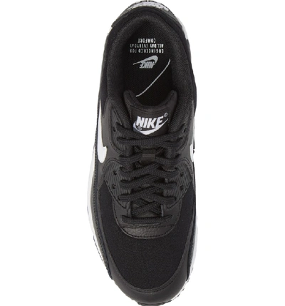 Shop Nike 'air Max 90' Sneaker In Black/ White