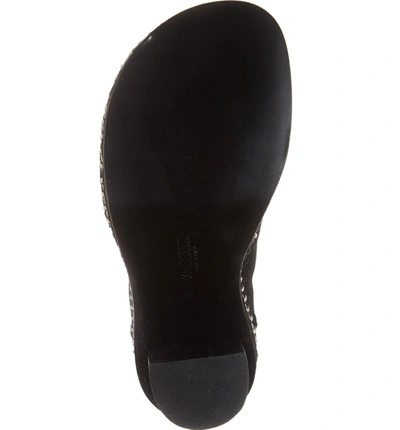 Shop Jw Anderson Scarecrow Stitched Suede Bootie In Black