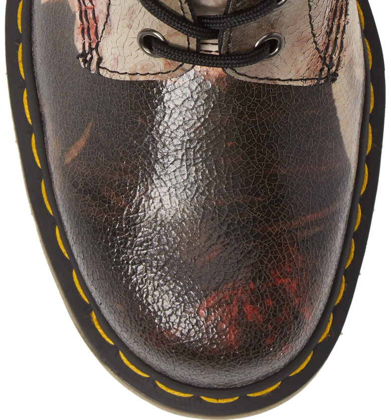 1460 power floral leather boot