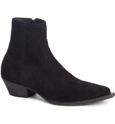 Shop Saint Laurent Lukas Bootie In Black