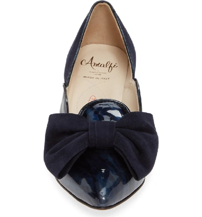 Shop Amalfi By Rangoni Petrarca Pump In Navy Patent Leather
