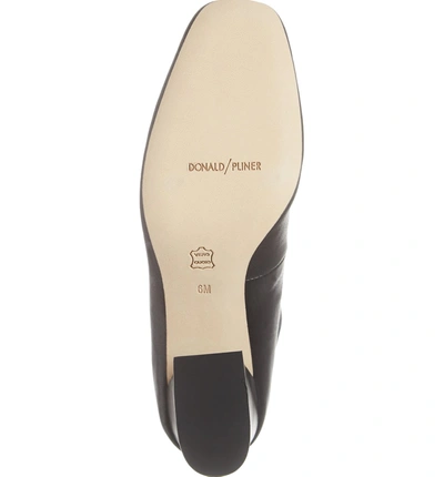 Shop Donald Pliner Gerrie Stretch Bootie In Navy Nappa