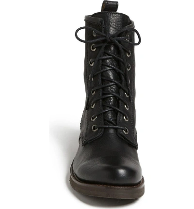 Shop Frye 'veronica Combat' Boot In Black
