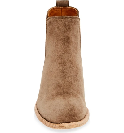 Shop Ariat Parker Chelsea Boot In Taupe Suede