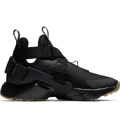 Shop Nike Air Huarache City Sneaker In Black/ Black/ Dark Grey