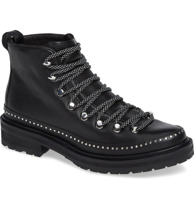 Shop Rag & Bone Compass Combat Boot In Black Leather