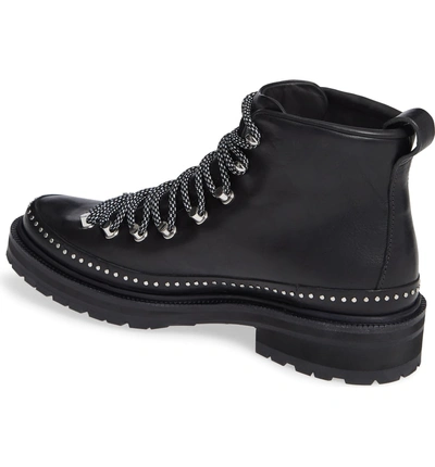 Shop Rag & Bone Compass Combat Boot In Black Leather