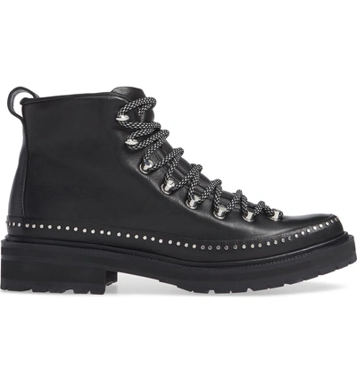 Shop Rag & Bone Compass Combat Boot In Black Leather