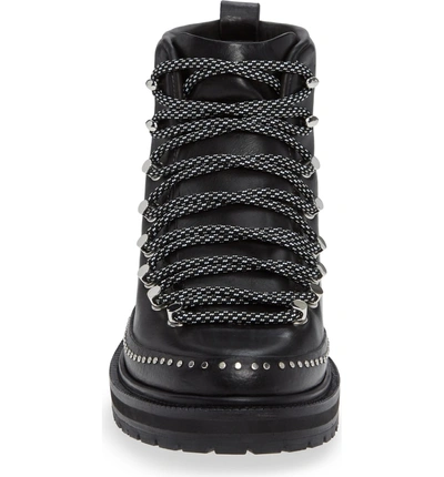 Shop Rag & Bone Compass Combat Boot In Black Leather