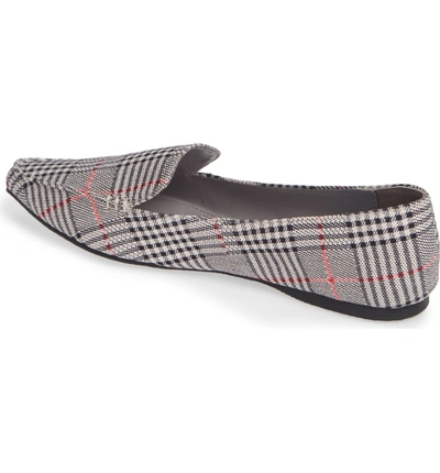 Shop Steve Madden Feather Loafer Flat In Plaid Fabric