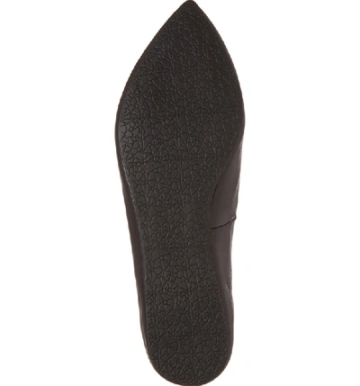 Shop Steve Madden Feather Loafer In Black Leather