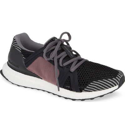 Shop Adidas Originals By Stella Mccartney Ultraboost Running Shoe In Black/ Smoked Pink/ Core Red